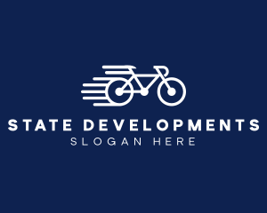 Simple Fast Bicycle Bike logo design