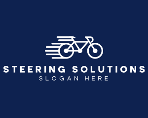 Simple Fast Bicycle Bike logo design