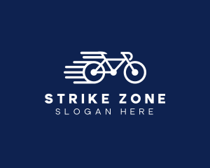 Simple Fast Bicycle Bike logo design