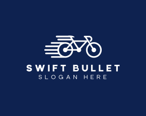 Simple Fast Bicycle Bike logo design