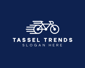 Simple Fast Bicycle Bike logo design