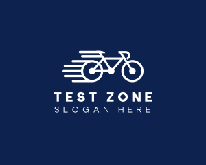 Simple Fast Bicycle Bike logo design