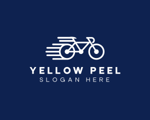 Simple Fast Bicycle Bike logo design