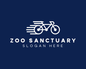 Simple Fast Bicycle Bike logo design