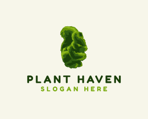 Squirrel Topiary Plant logo design