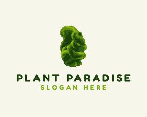 Squirrel Topiary Plant logo design