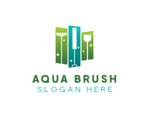 Cleaning Tools Disinfection logo design