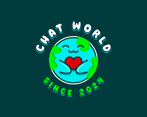 Planet Earth Love logo design