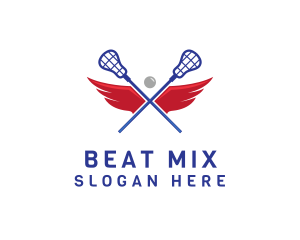 Lacrosse Team Wings logo