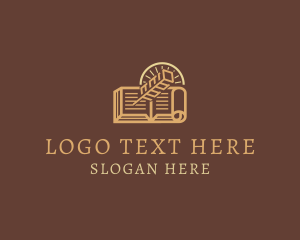 Notary Book Quill Pen logo