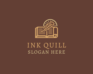 Notary Book Quill Pen logo