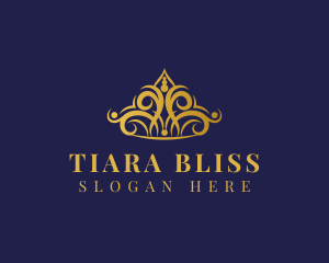 Tiara Pageant Coronation logo design