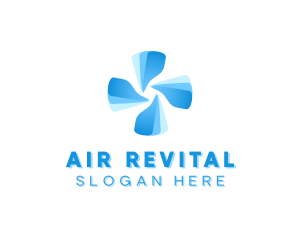 Ventilation Hvac Fan logo design