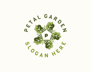 Leaves Organic Sustainability logo design