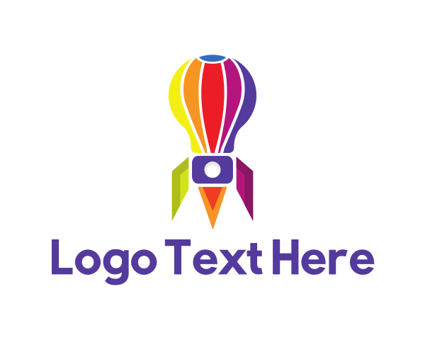 Rocket Hot Air Balloon logo