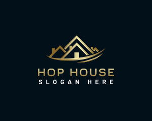 Luxury House Realty logo design