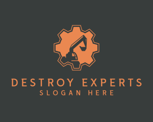 Industrial Excavator Builder logo design