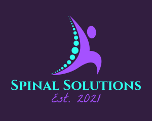 Spine Body Chiropractor logo design