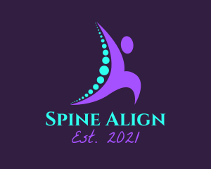 Spine Body Chiropractor logo design