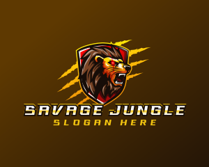 Shield Lion Esports logo design