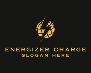 Lightning Globe Energy logo design