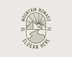 Mountain Nature Travel logo design