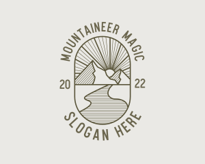 Mountain Nature Travel logo design