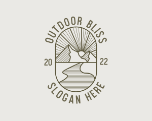 Mountain Nature Travel logo design