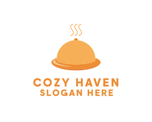 Hot Food Tray Hat logo design