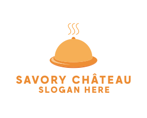 Hot Food Tray Hat logo design