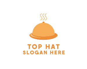 Hot Food Tray Hat logo design