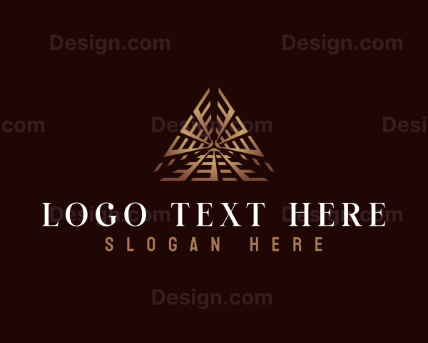 Luxury Pyramid Triangle Logo