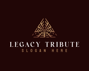 Luxury Pyramid Triangle  Logo