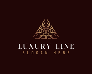 Luxury Pyramid Triangle  logo design