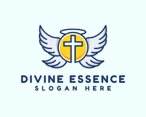 Cross Wings Religion logo