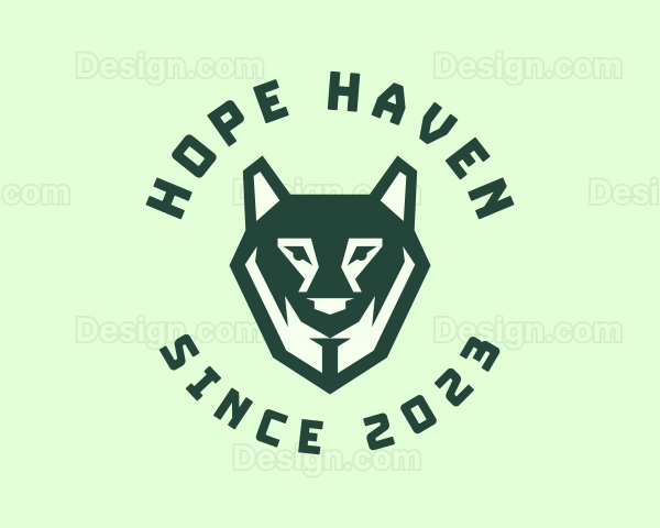 Hunting Wolf Animal Logo