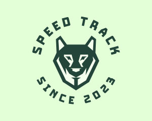 Hunting Wolf Animal logo