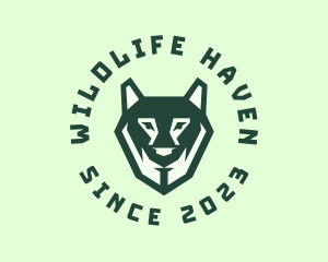 Hunting Wolf Wildlife logo design