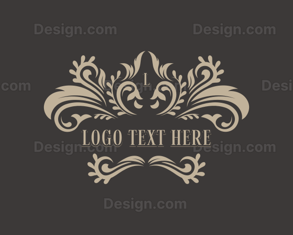 Floral Wedding Event Logo