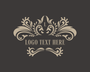 Floral Wedding Event Logo