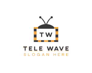 Bee Television Screen logo design