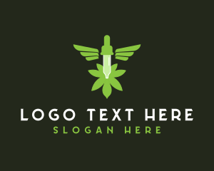 Marijuana Weed Dropper logo