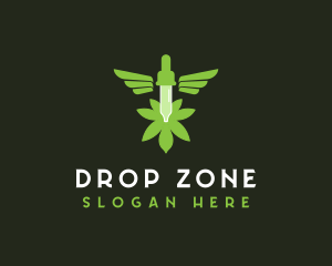 Marijuana Weed Dropper logo