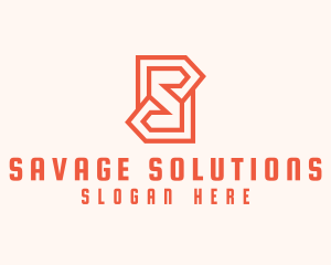 Logistics Letter S logo design