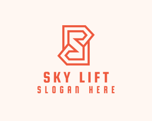 Logistics Letter S logo design