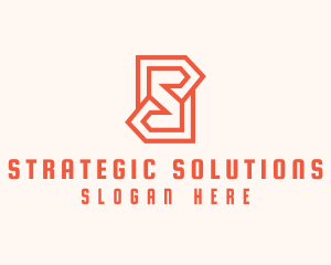 Logistics Letter S logo design