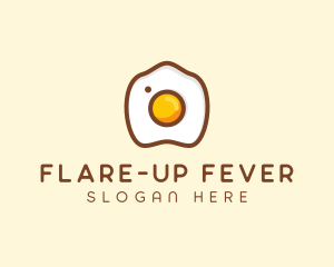 Fried Egg Camera logo design