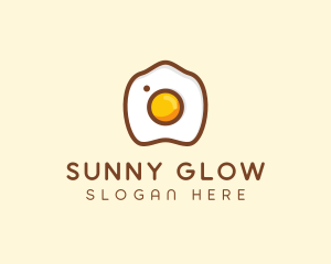 Fried Egg Camera logo design