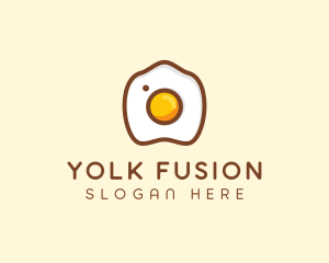 Fried Egg Camera logo design