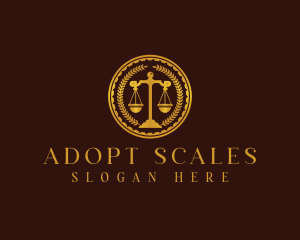 Law Justice Scale logo design